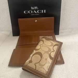 Coach 2 piece wallet